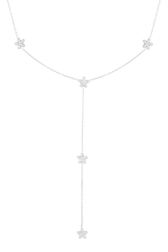 Collier Endless Bloom - Couleur argent 