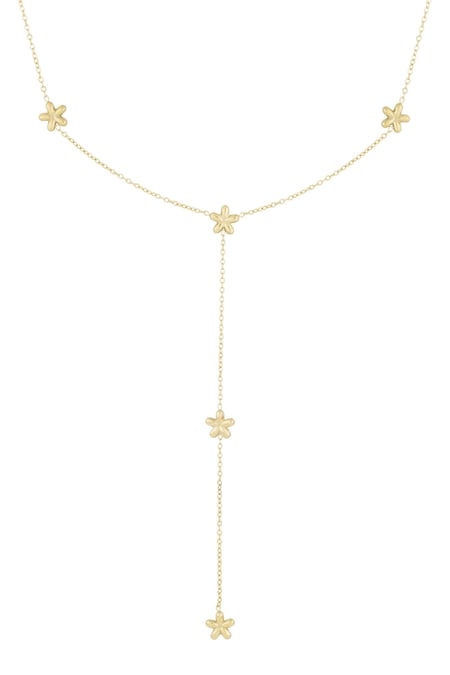 Endless bloom necklace - Gold color