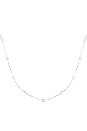 Collana sussurro di diamanti - Colore argento h5 