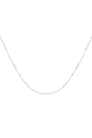 Collana con diamanti luminosi - Colore argento h5 