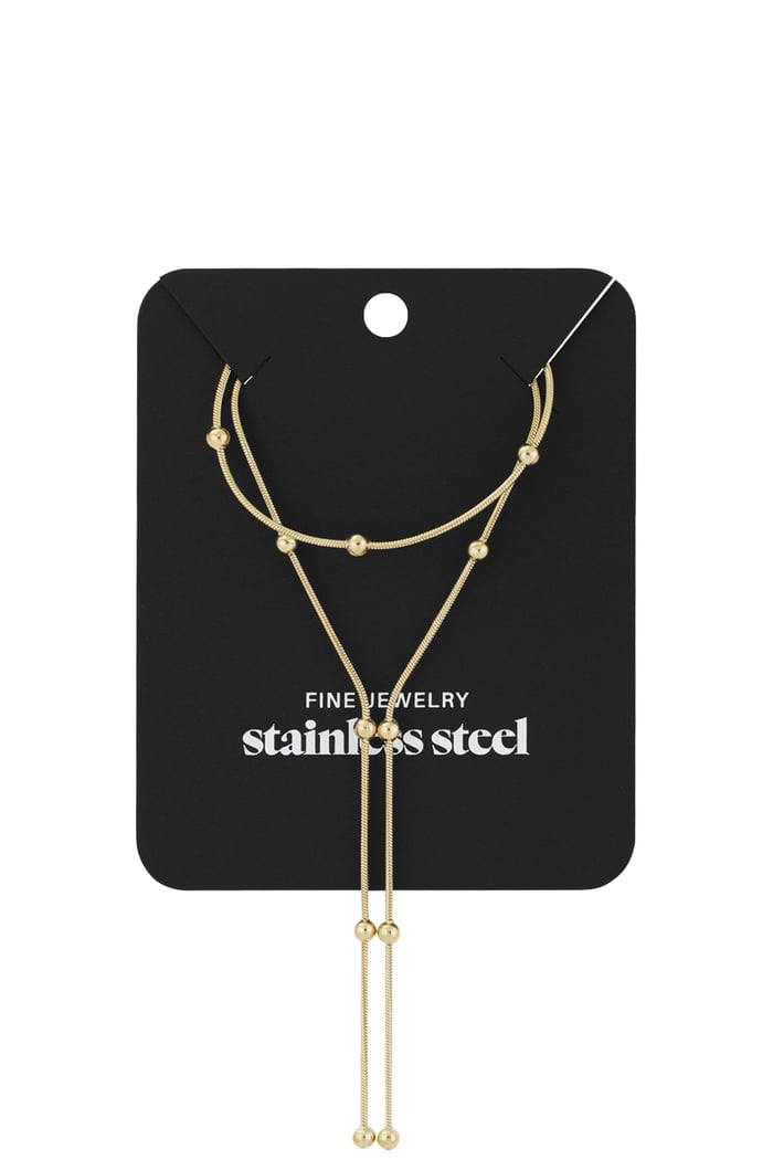 Dotty delight necklace - Gold color Picture3