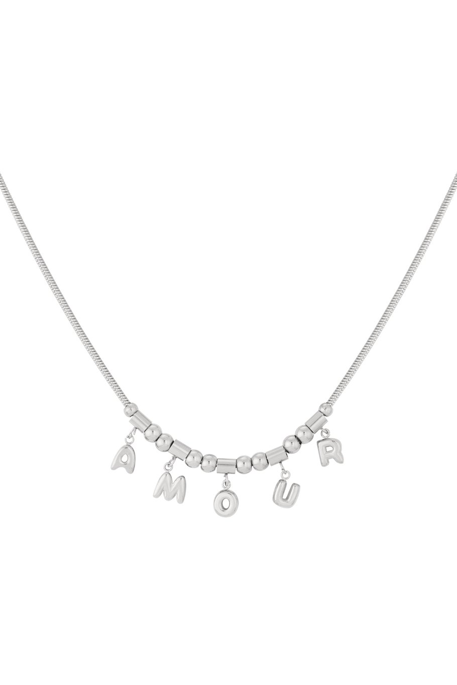 Amour Necklace - Silver color Picture3