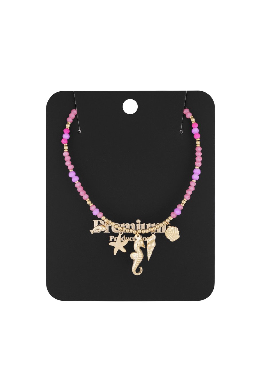 Halskette Delfintraum - Fuchsia h5Bild3