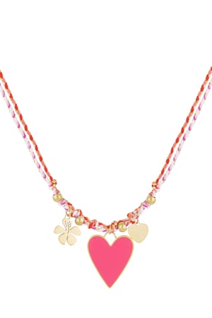 Happy Summer Girl necklace - pink h5 