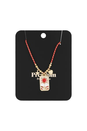 Eclipse Charm Necklace - Red h5 Picture3