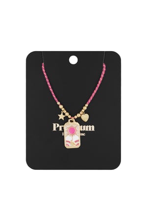 Eclipse Charm Necklace - Pink Gold color h5 Picture3