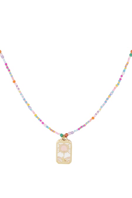 Colorful sunshine necklace - Multi