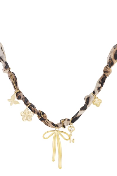 Leopard Trendy Halskette - Gold