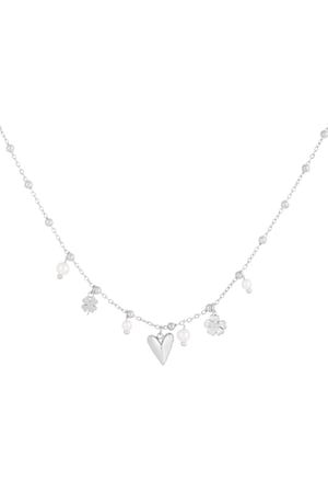 Lucky Girl Necklace - Silver color h5 