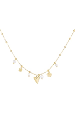 Lucky Girl Necklace - Gold color h5 