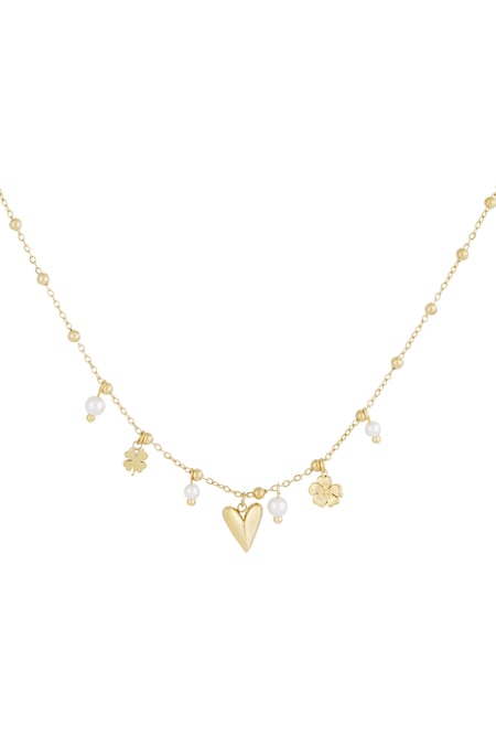 Lucky Girl Necklace - Gold color 2