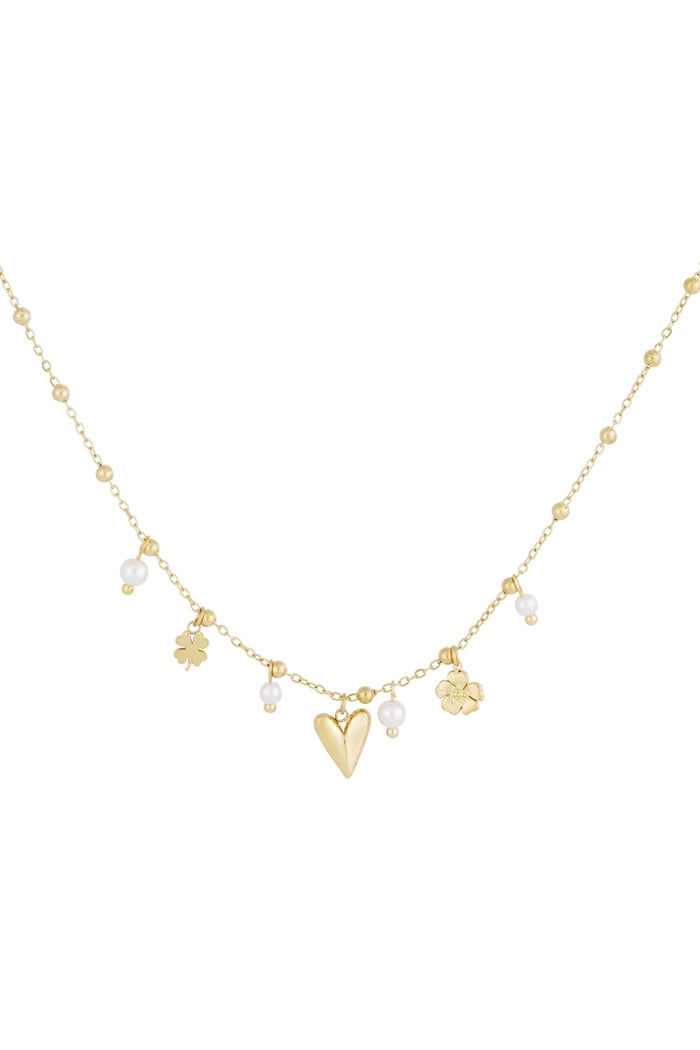 Lucky Girl Necklace - Gold color 