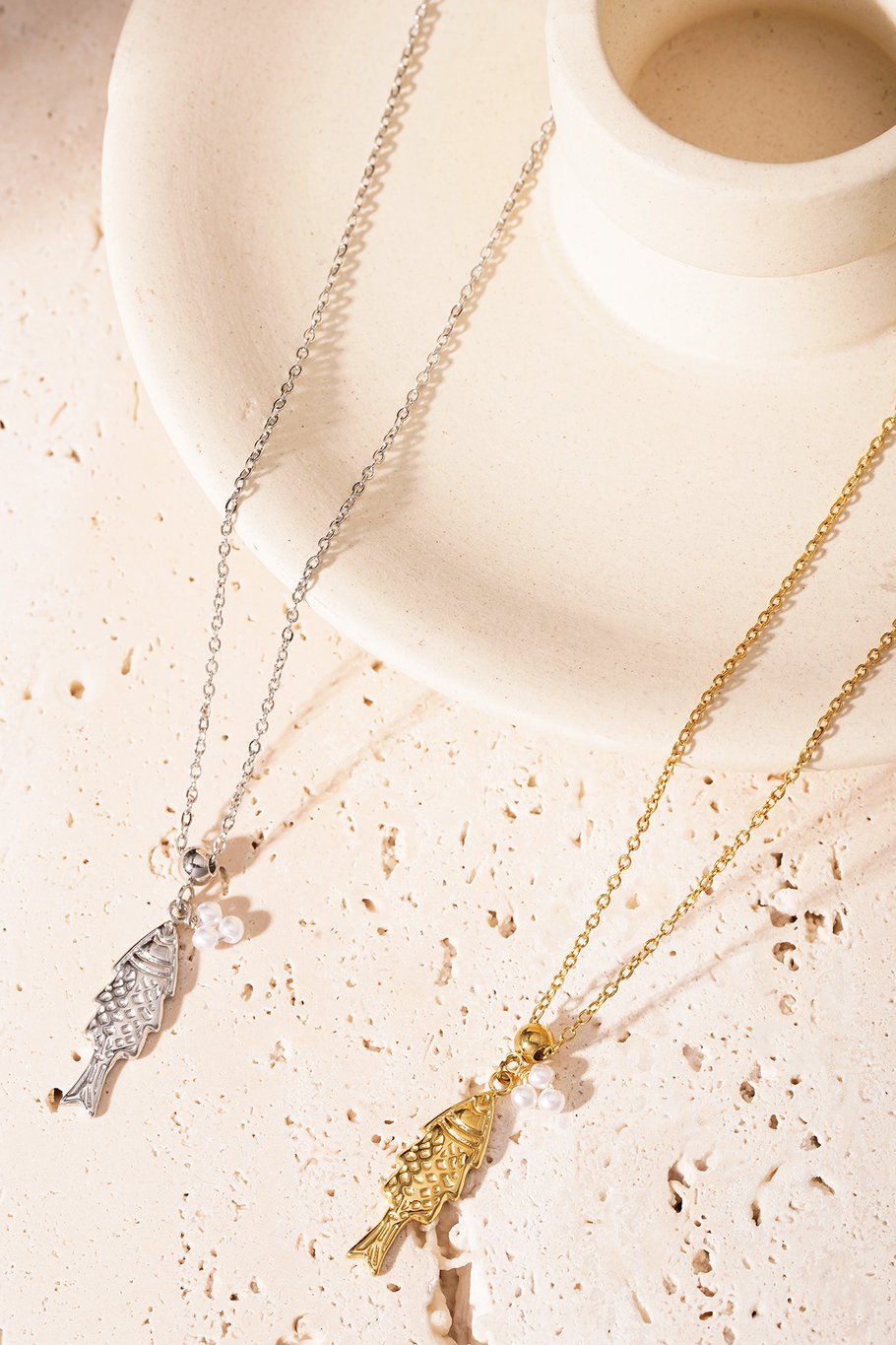 Fishy Necklace - Gold Color Picture4