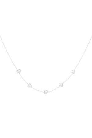 Sweet affection necklace - Silver color h5 