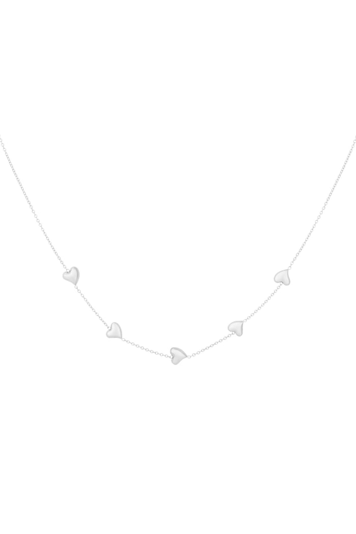 Sweet affection necklace - Silver color 