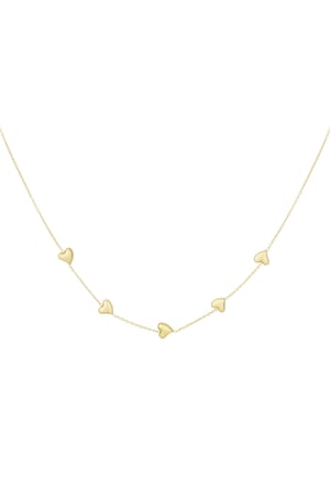 Sweet affection necklace - Gold color h5 