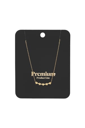 Shining stars necklace - Gold color h5 Picture3