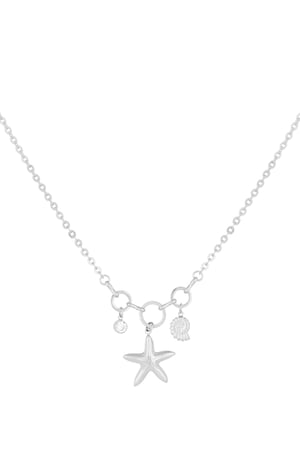 Collana con ciondolo ti vedo - Colore argento h5 