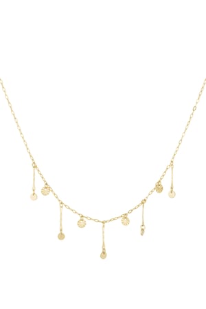 Golden Glimmer Necklace - Gold color h5 