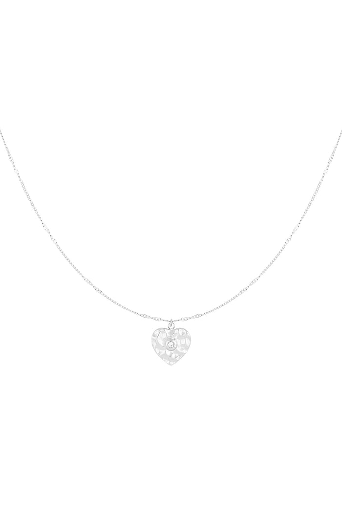 True heart necklace - Silver color 