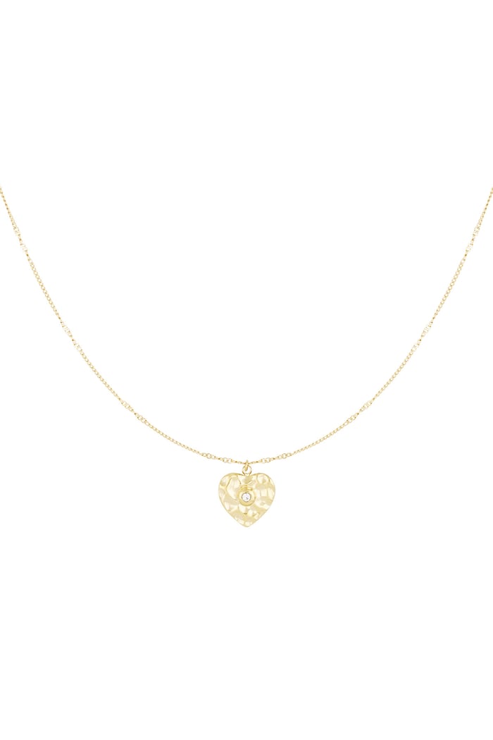 True heart necklace - Gold color 