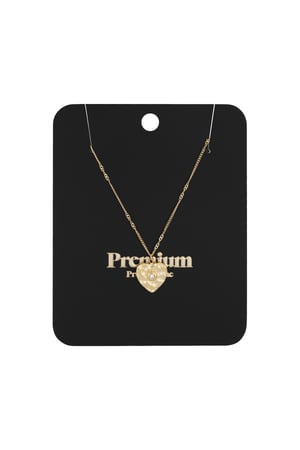 True heart necklace - Gold color h5 Picture3