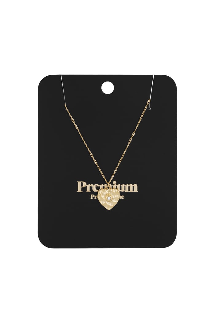 True heart necklace - Gold color Picture3