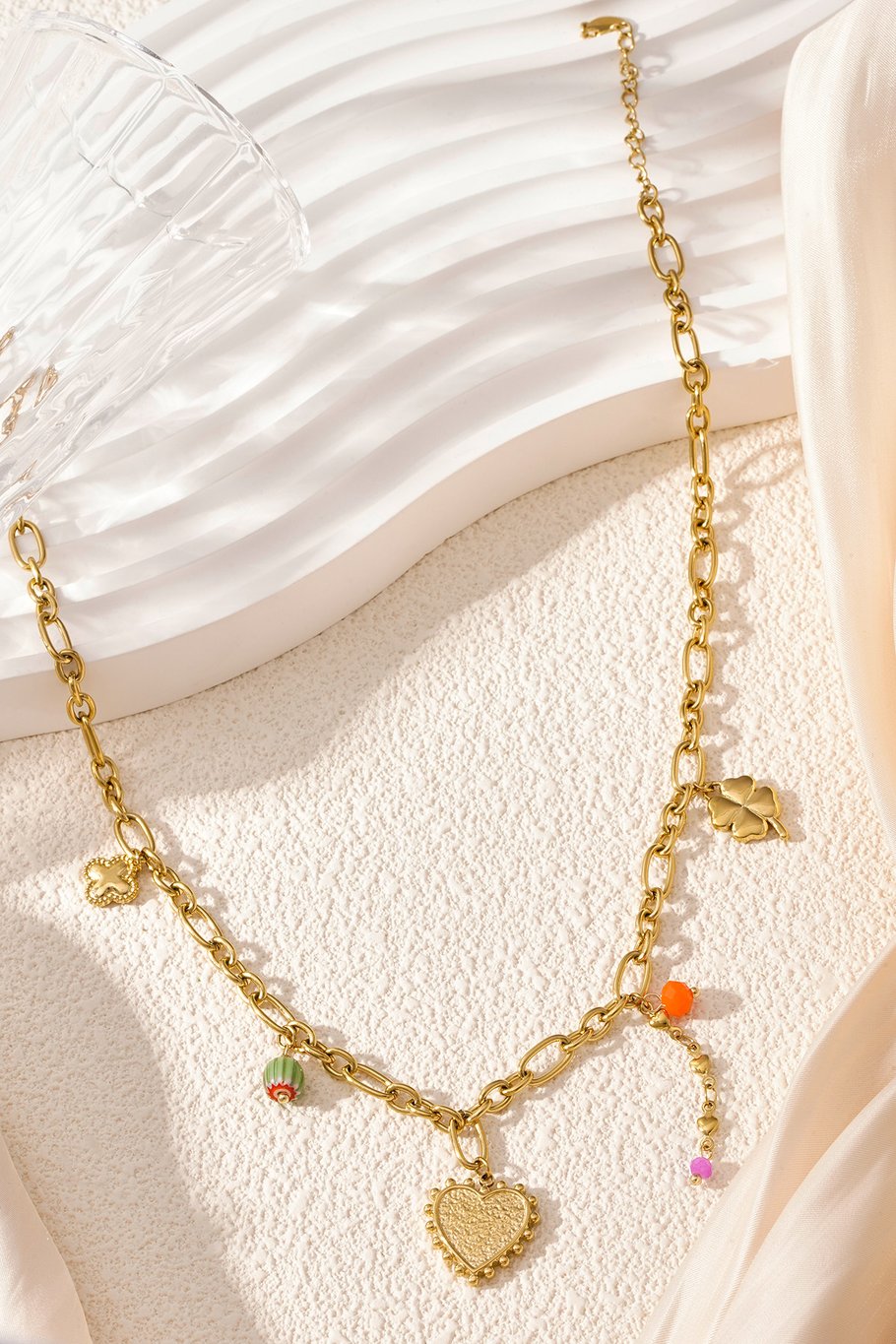 Golden Vibes Necklace - Gold Color Picture6