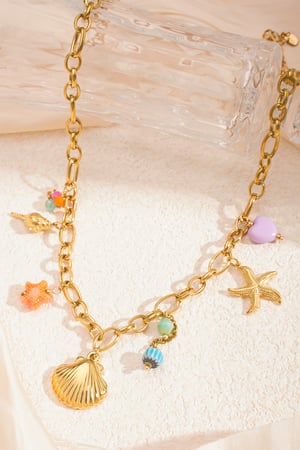 Necklace party at sea - Gold color h5 Picture3