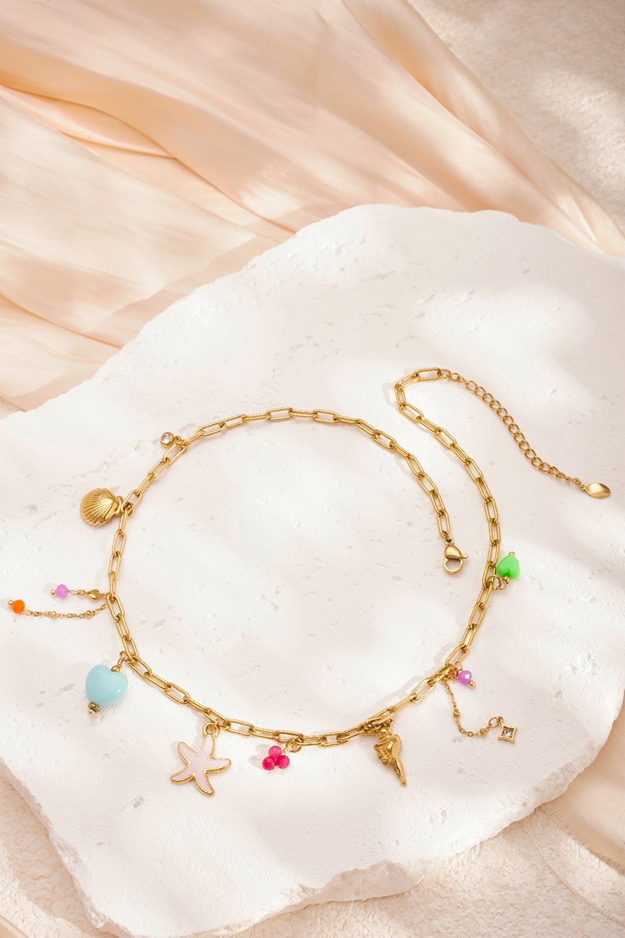 Starfish Necklace - Gold Color Picture4