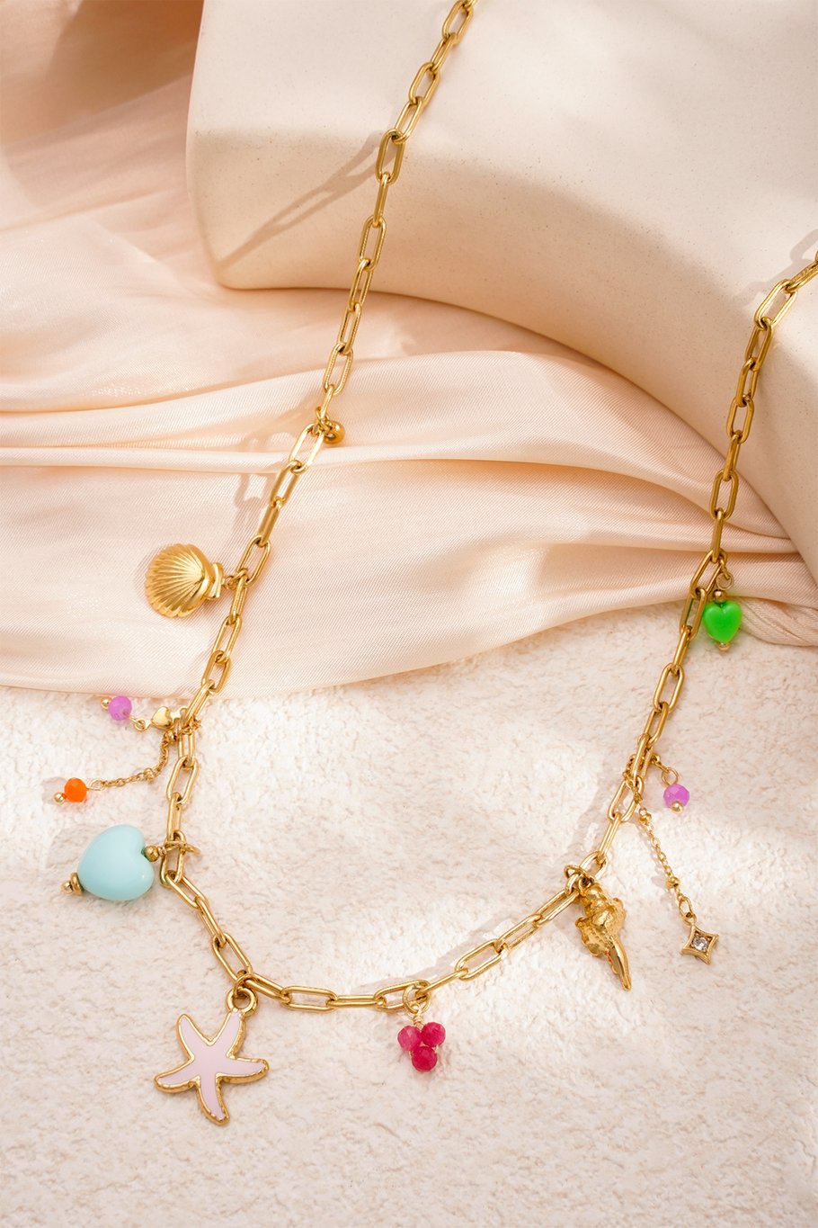 Starfish Necklace - Gold Color Picture3