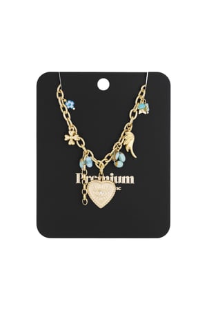 Charm Necklace - Gold color  h5 Picture3