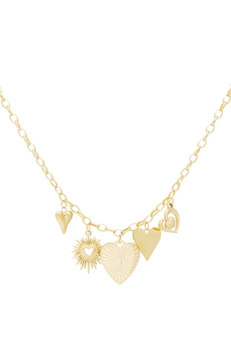 Loving links necklace - Gold color 2