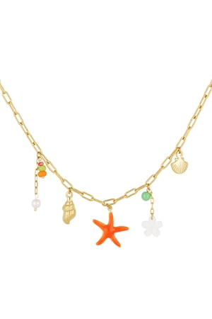 Summer Necklace - Gold color h5 