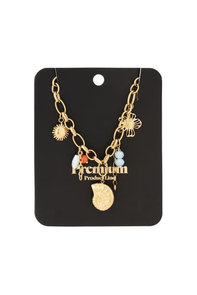 Necklace beach for life - Gold color h5 Picture3