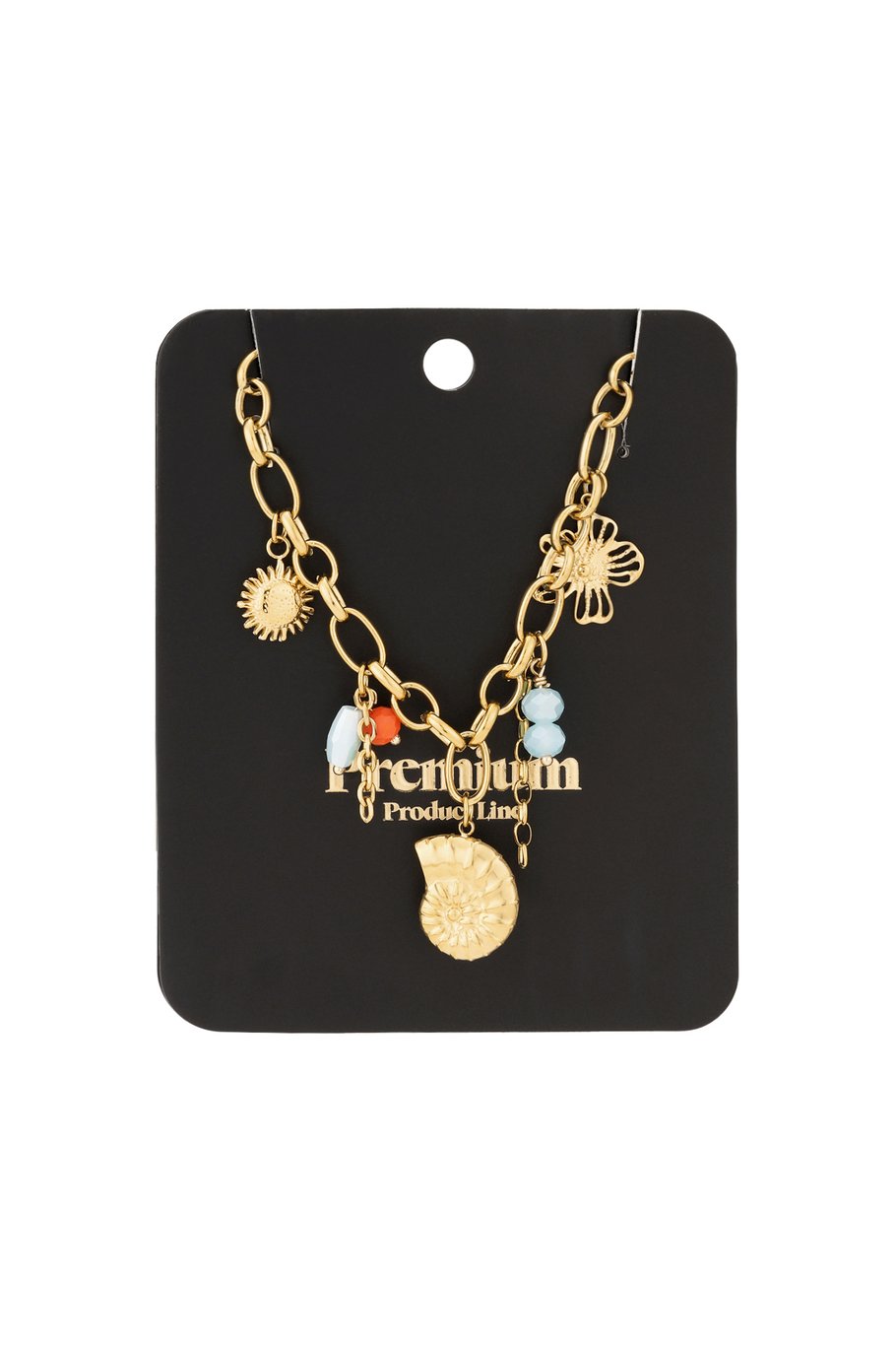 Necklace beach for life - Gold color Picture3