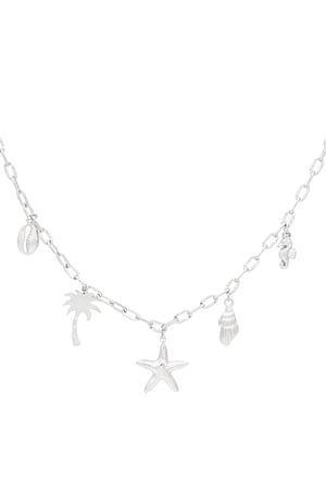 Ocean escape ketting - Zilver kleur h5 