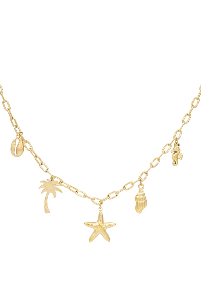 Ocean escape necklace - Gold color 