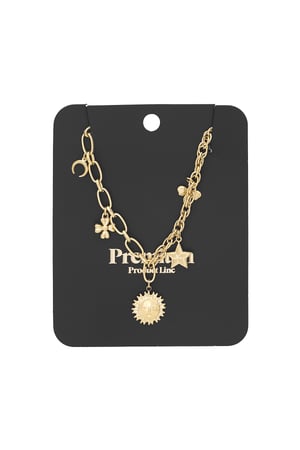 Celestial charms necklace - Gold color h5 Picture3