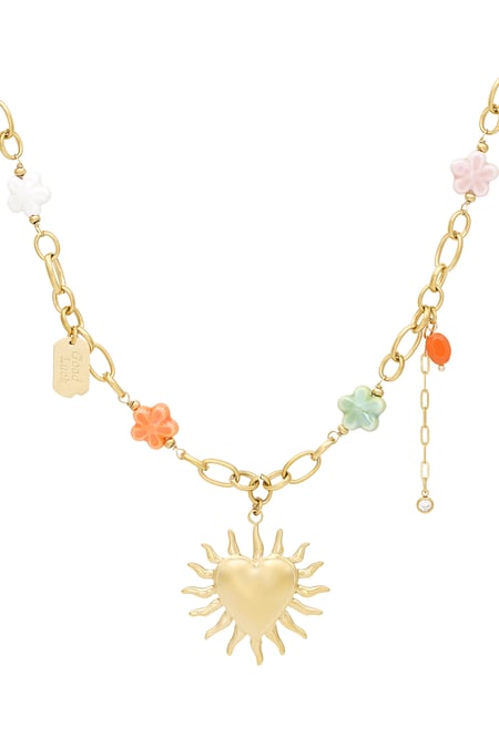 Charm couture necklace - Gold color