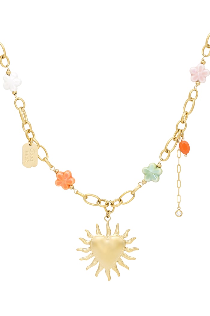 Charm couture necklace - Gold color 