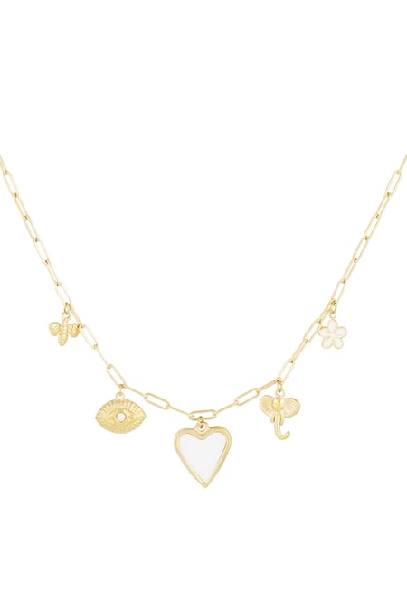 Heartstrings necklace - Gold color 2