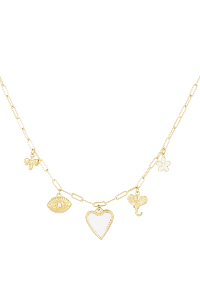 Heartstrings necklace - Gold color 