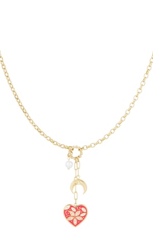 To the moon necklace - Gold color h5 