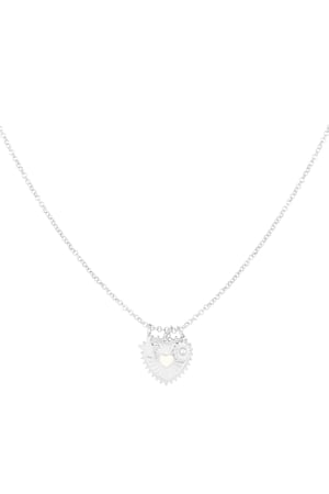 Love blossom necklace - Silver color h5 