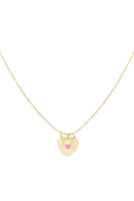 Love blossom necklace - Gold color