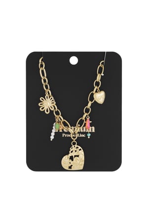 Collar Charm Mi Amante - Color Oro h5 Imagen3