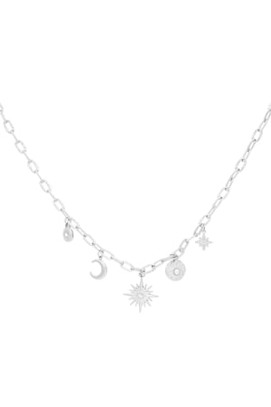 Shine bright necklace - Silver color h5 