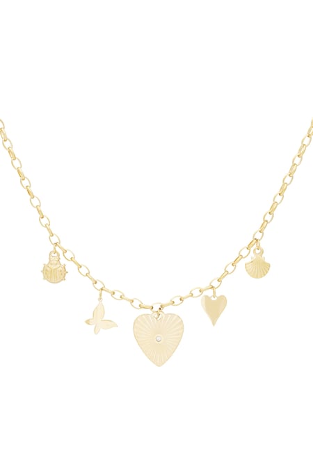 Love's embrace necklace - Gold color 2