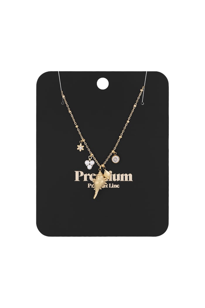 Coastal charm necklace - Gold color Picture3